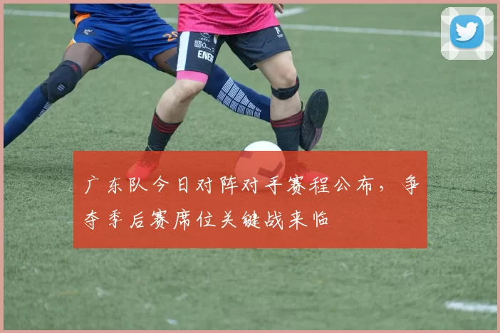 广东队今日对阵对手赛程公布，争夺季后赛席位关键战来临
