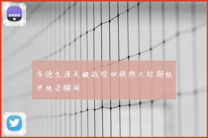 韦德生涯关键战役回顾热火时期经典绝杀瞬间