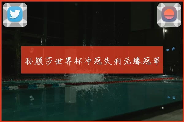 孙颖莎世界杯冲冠失利无缘冠军